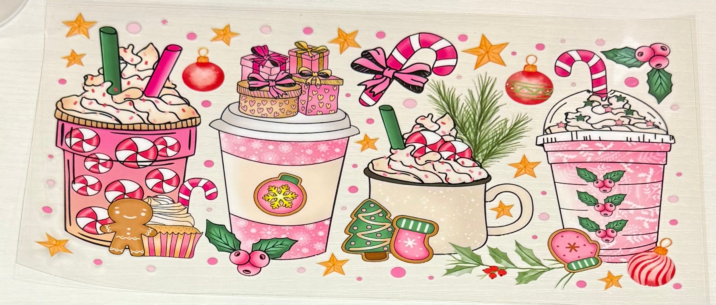 Pink Holiday Drinks